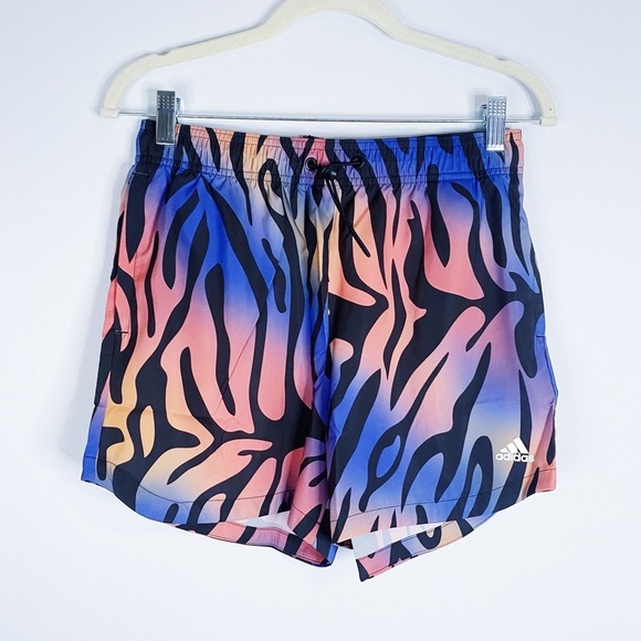 NWT Adidas - Tiger Print Shorts - Picture 1 of 3